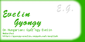 evelin gyongy business card